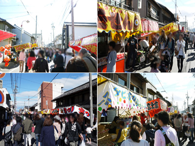 亀崎潮干まつり12年屋台の色々 半田春まつり 半田市 愛知県知多半島に展開するパチンコ有楽グループ