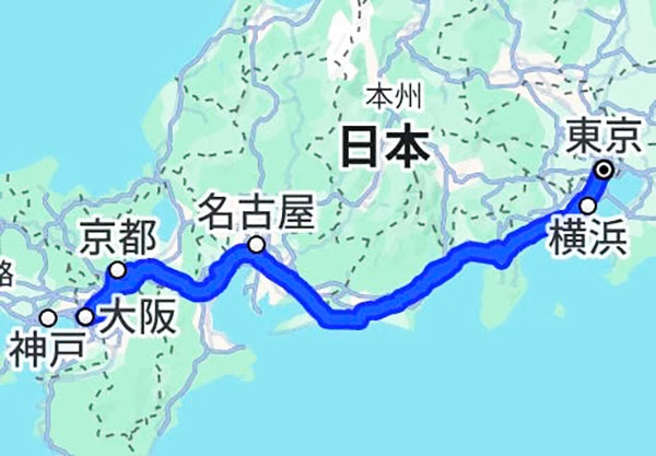 1号線地図