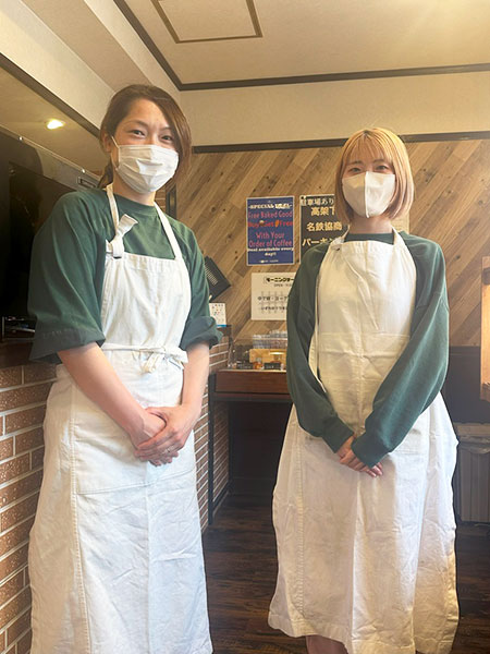 オーナーさん＆可愛い店員さん