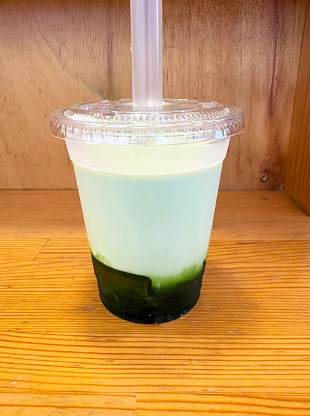 わらび餅ラテ抹茶