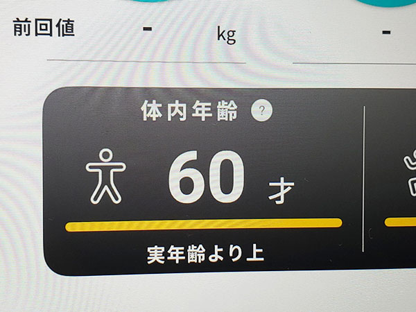 体内年齢②