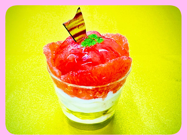 グレープフルーツケーキ