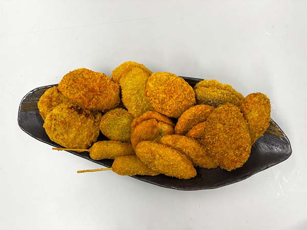 揚げ物上