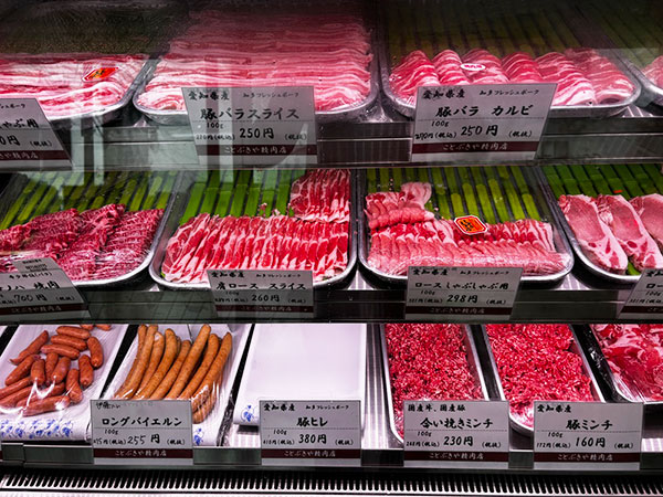 ショーケース豚