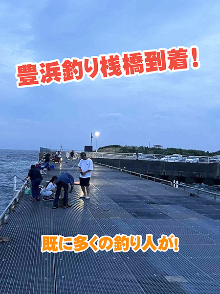 桟橋の様子