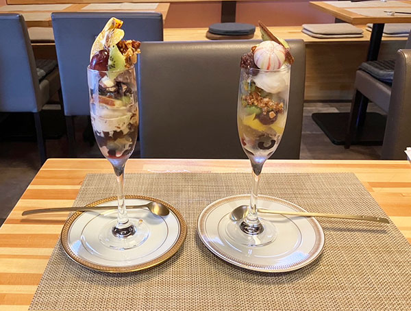和風パフェ・チョコパフェ