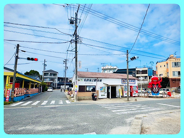 島内唯一の信号機