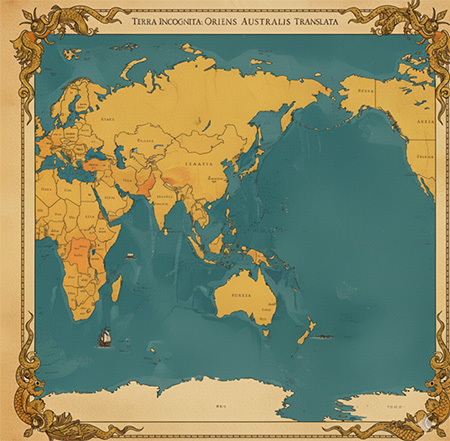 AIさんに作ってもらった世界地図