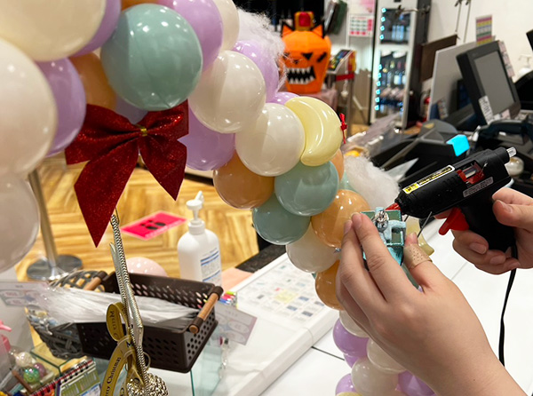 アーチ製作中写真 アーチ製作中写真