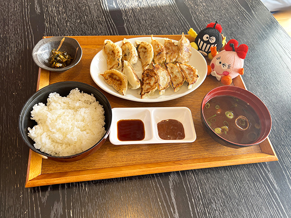 焼餃子定食