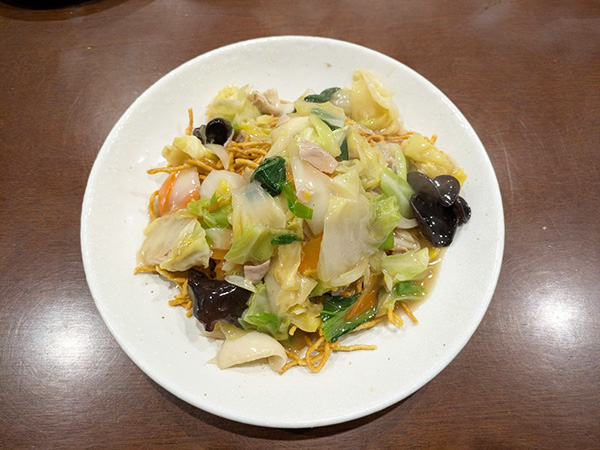 五目揚げそば 五目揚げそば