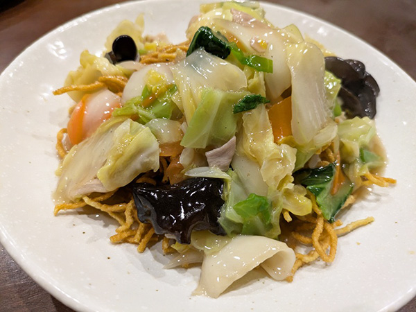 五目揚げそば 五目揚げそば