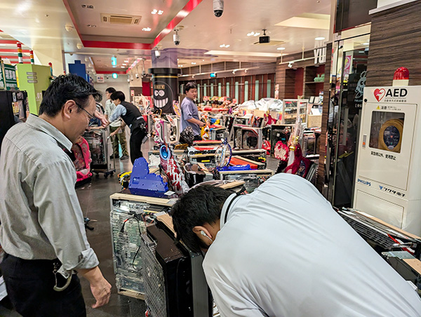 移動台・撤去台＆店長・次長