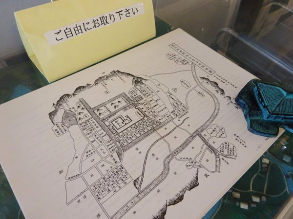 坂部城(縄張り図①) 坂部城(縄張り図①)