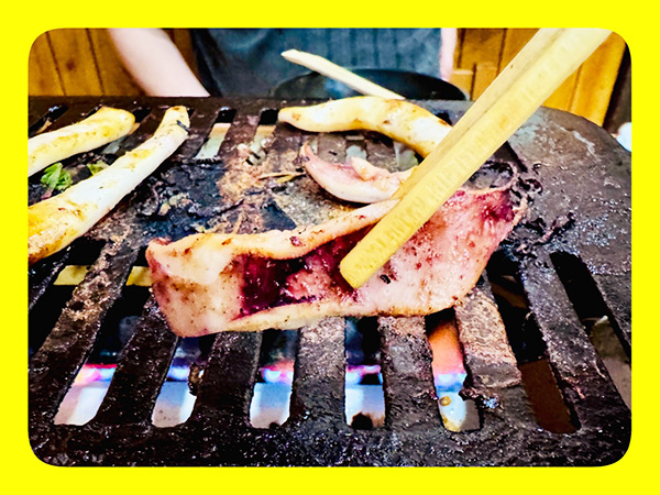 イカ焼きもいただきま～す！