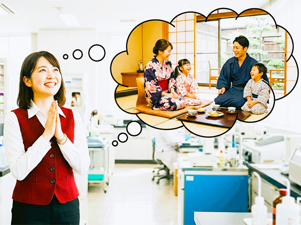 家事をしなくて良いところ、お願い神様！