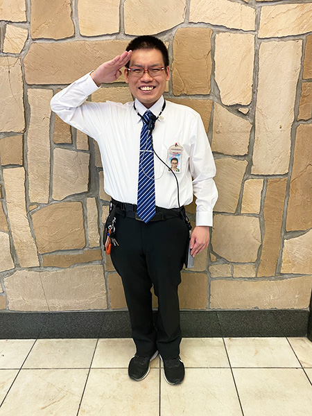 笑顔が自慢です