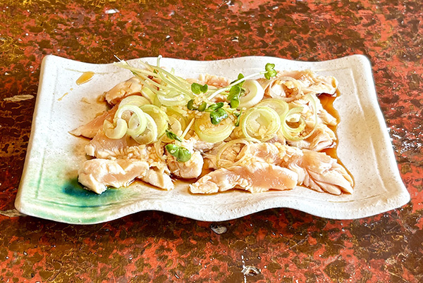 鶏のしもふり(にんにくポン酢) 鶏のしもふり(にんにくポン酢)