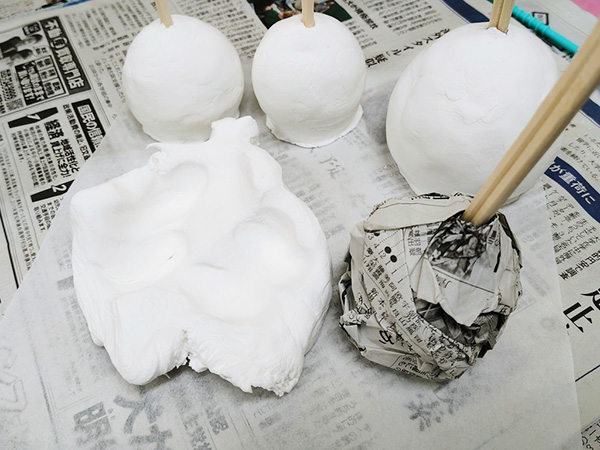 りんご飴作りはじめ りんご飴作りはじめ