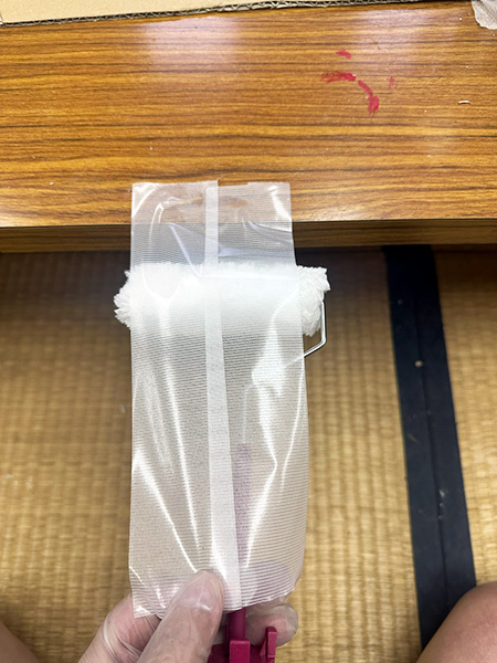 ローラー前準備