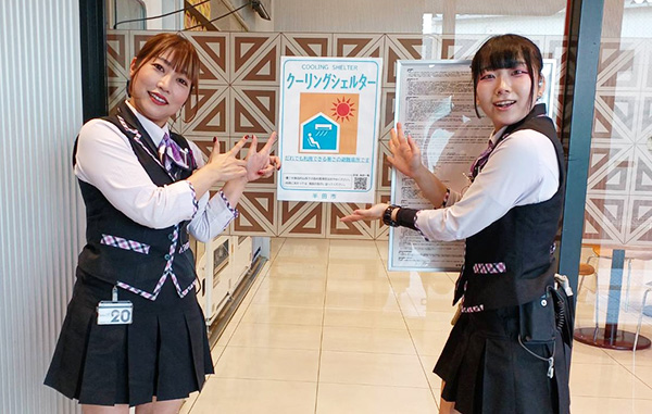 東浜店クーリングシェルター① 東浜店クーリングシェルター①