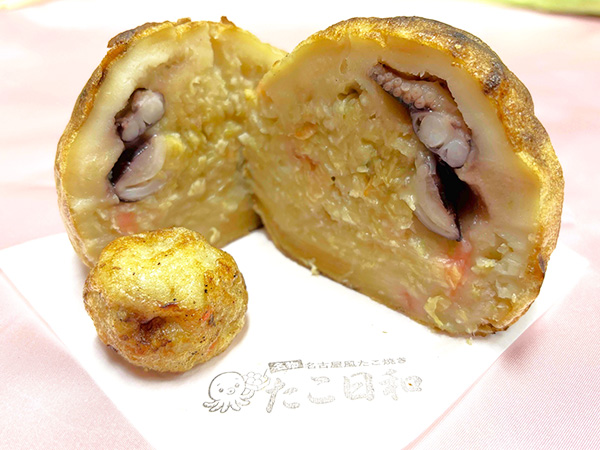 メガたこ焼き断面