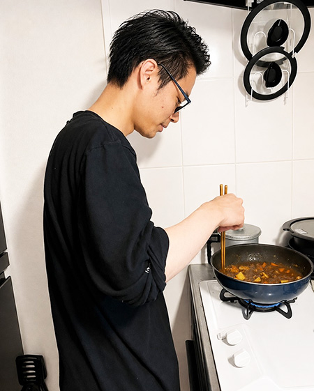 料理中