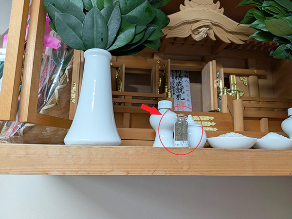 神棚にも供えました