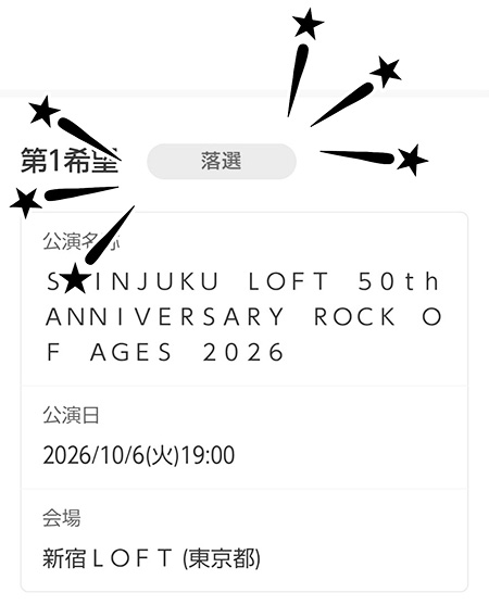落選